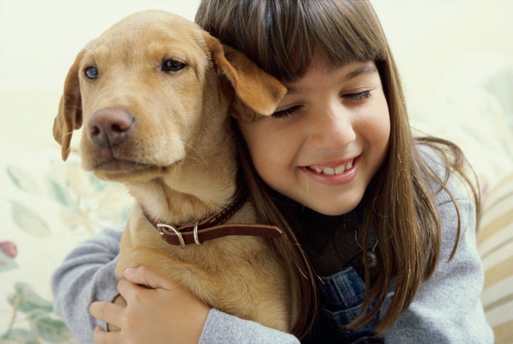 This dog, for instance, may not be thrilled about the hugging.