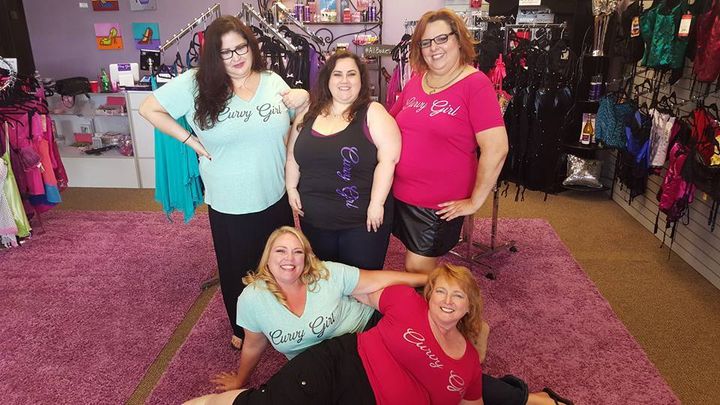 Some of our beautiful Curvy Girls posing here at Curvy Girl