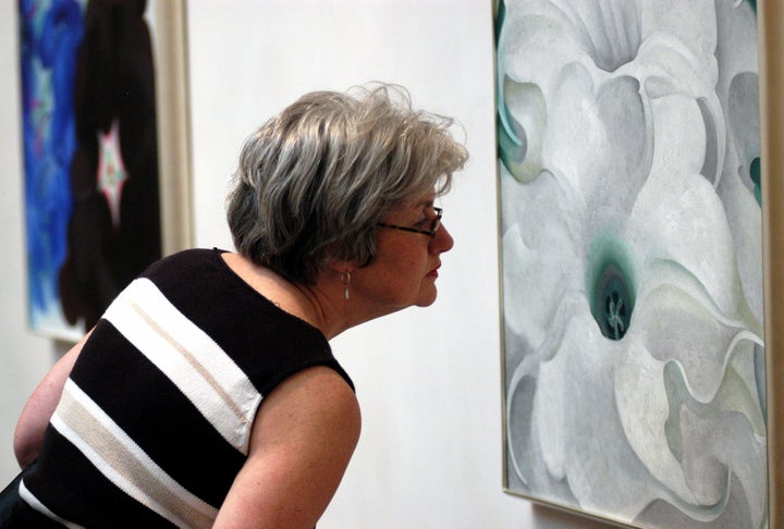 Many believe that Georgia O'Keeffe's paintings of flowers were inspired by vaginas -- a theory that O'Keeffe denied.