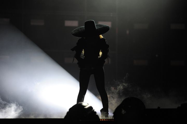 Beyoncé kicked off the evening with a performance of 'Formation'