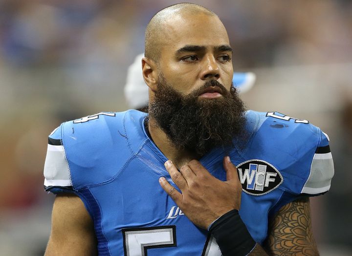 DeAndre Levy is asking male athletes to "man up" and become allies for women. 