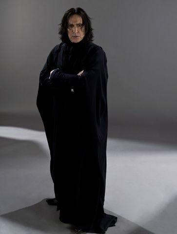 Professor Severus Snape, portrayed by Alan Rickman.