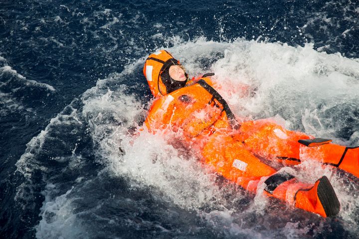 Norwegian Immigration Minister Sylvi Listhaug was criticized for jumping into the Mediterranean Sea while wearing an orange suit. She was attempting to mimic the experience of refugees who cross into Europe.