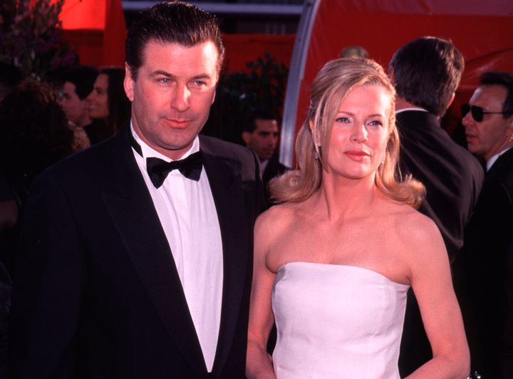 Kim Basinger and Alec Baldwin at the 1999 Academy Awards. These days, the exes are "cool." 