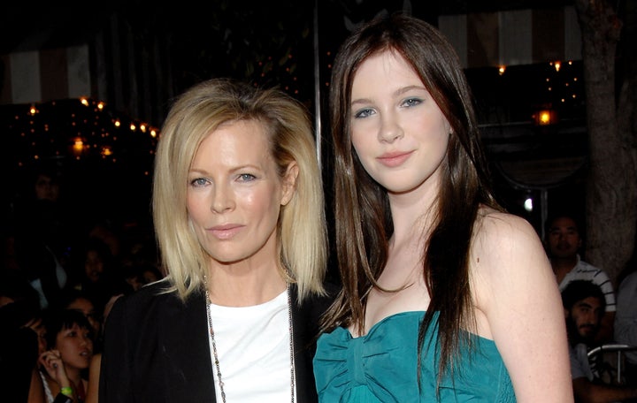 Kim Basinger and daughter Ireland Baldwin at the Los Angeles premiere of 'Twilight' in November 2008.