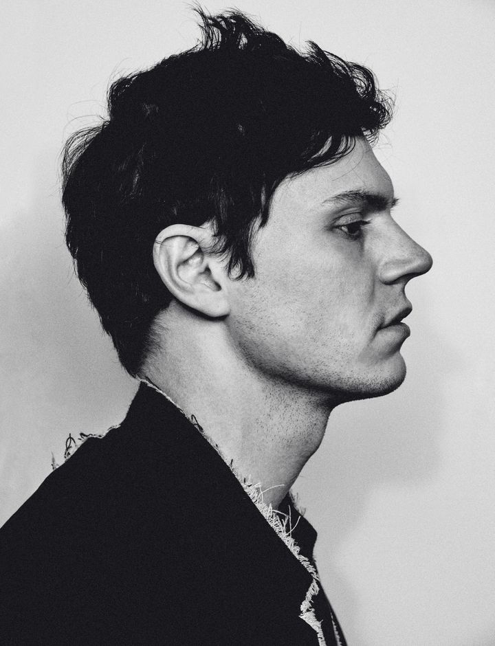 Evan Peters in the latest issue of Hero magazine photographed by Chris Colls.