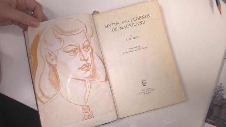 This copy of "Myths and Legends of Maoriland" by A.W. Reed was due in 1948... but wasn't returned until 2016.