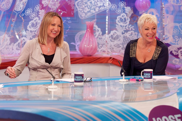 Carol McGiffin and Denise Welch did not feature at all in the celebratory episode