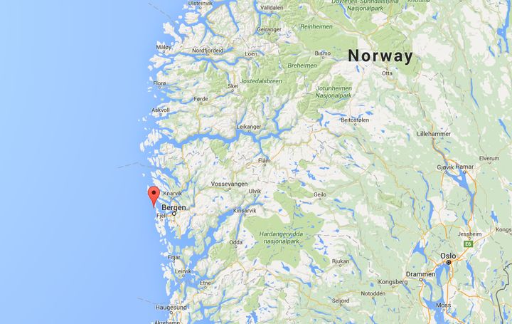 <strong>The island is on Norway's West coast.</strong>