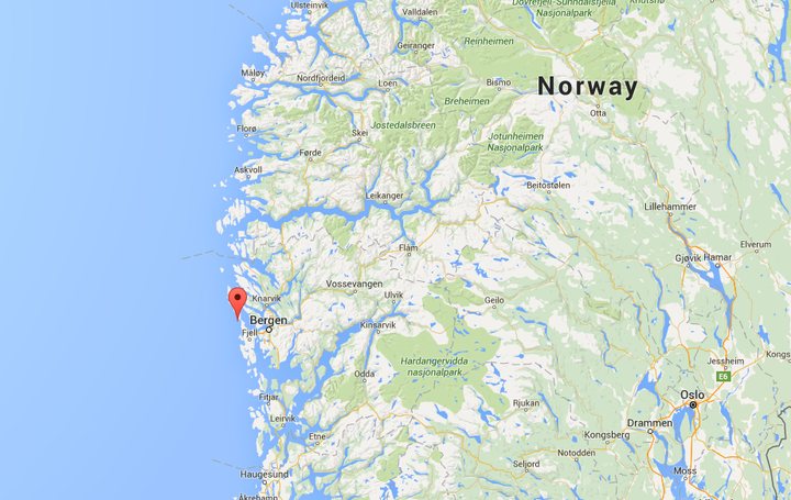 The island is on Norway's West coast.