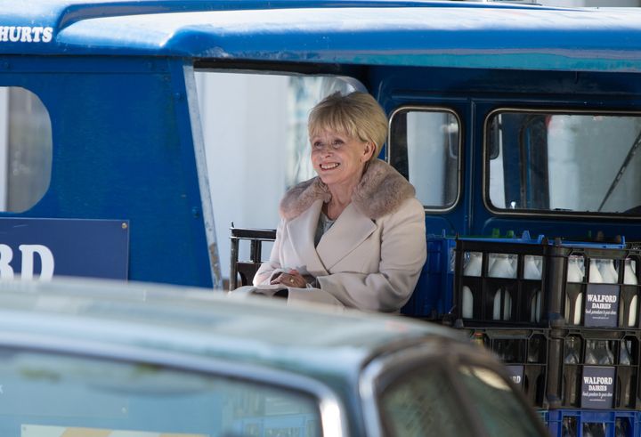 Peggy Mitchell arrives back in Walford next week