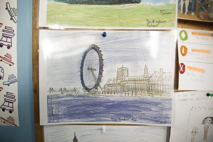 “Every day, I wake up happy to come to school, and when I get sick, I feel sad for missing the class,” an 11-year-old student tells HuffPost Greece.