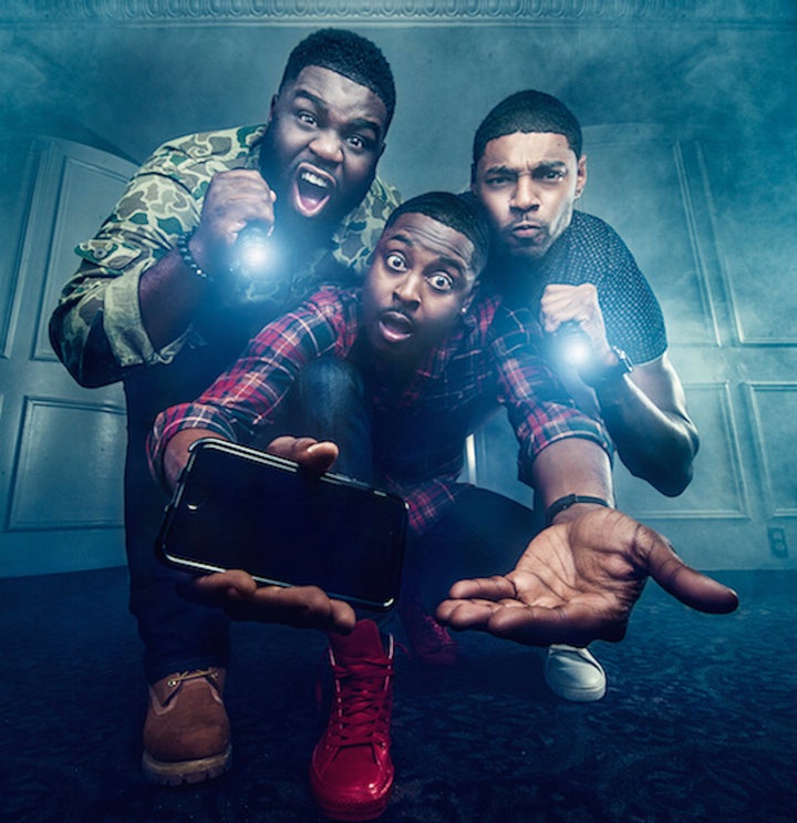 'Ghost Brothers' Marcus Harvey (left), Dalen Spratt, (middle) and Juwan Mass (right) are TV's first African-American paranormal investigation team.