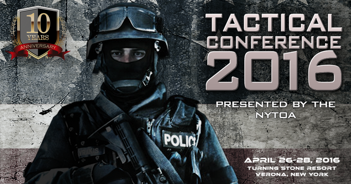 A screenshot from the website for the New York Tactical Officers Association conference.