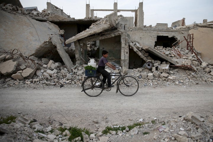 The Syrian government dropped hundreds of unexploded cluster bombs in and around besieged, rebel-held Eastern Ghouta.