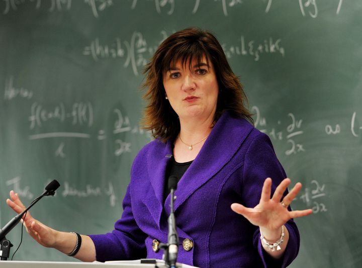 Nicky Morgan was not impressed with one headteacher's question at the NAHT conference