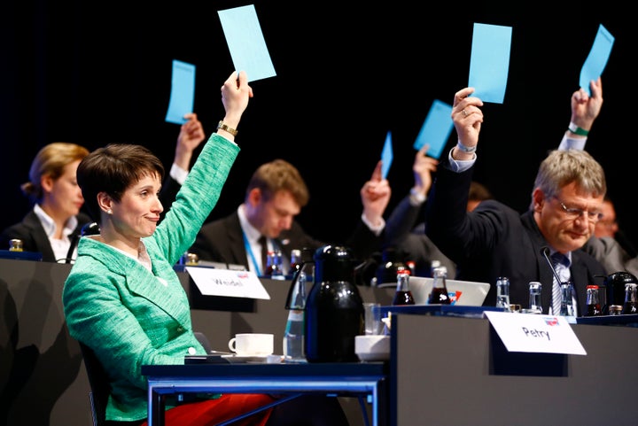 The Alternative for Germany (AfD) congress began late in Stuttgart, Germany, after the clashes.