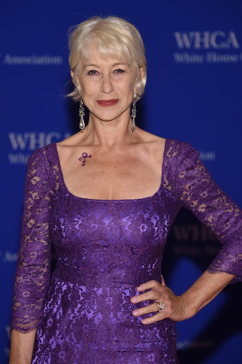 helen mirren purple dress Helen Mirren: 'I don't eat or drink before I go on the red carpet'