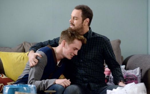 When Mick Carter (Danny Dyer) learned his son was gay, Dominic realised that would reach viewers who could easily see themselves in Mick