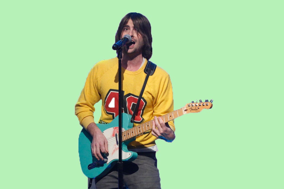 Rooney performs on “Late Night With Seth Meyers” on April 13, 2016.