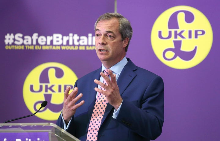 Ukip leader Nigel Farage.