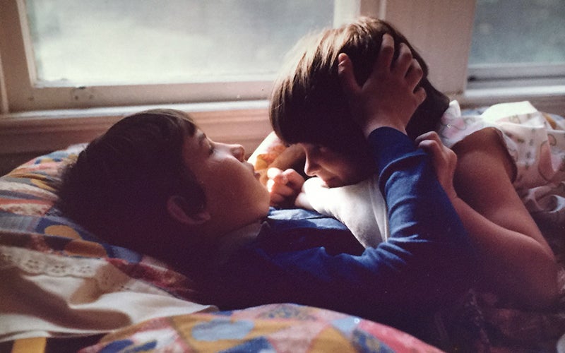 Ethan and me, June 1977
