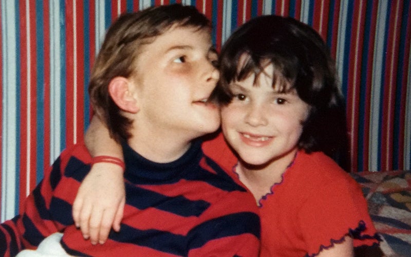 Ethan and me, spring 1977