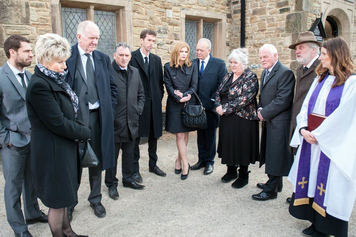 Harriet leads the mourners 