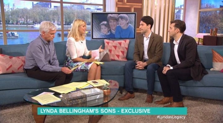 It was the pair's first televised interview since their mother's death in October 2014