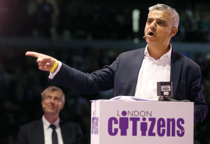 <strong>Goldsmith (left) will battle it out in the polls against Sadiq Khan (right) on Thursday</strong>