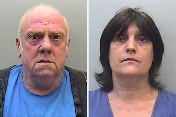 The garden at the former home of paedophile couple David and Pauline Williams is being dug up 