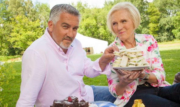 Paul Hollywood, Mary Berry and a lovely plate of sarnies