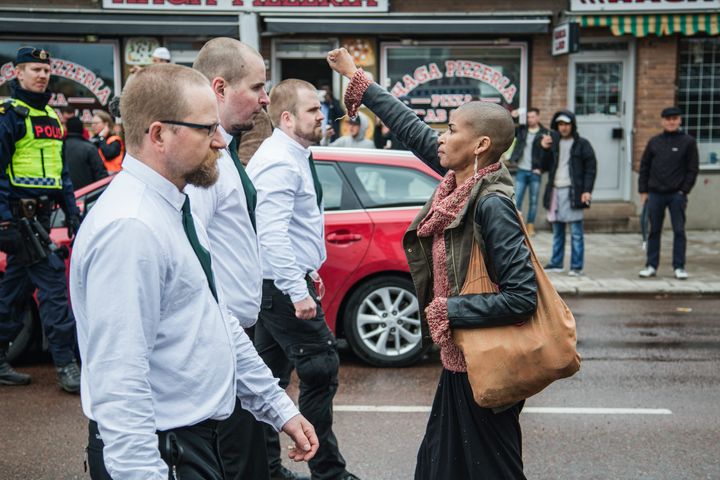 Tess Asplund squares off with the Nordic Resistance Movement 