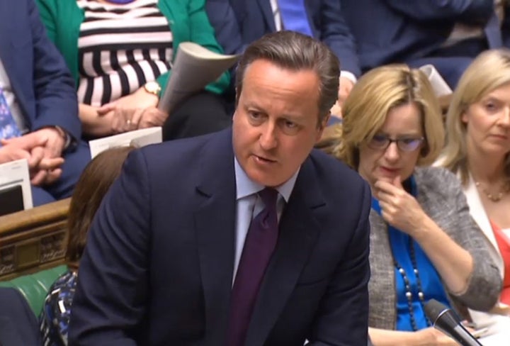 David Cameron at PMQs