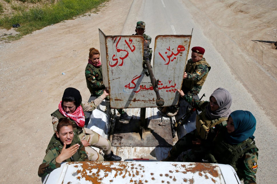 The women say they are taking revenge for the women raped, beaten and executed by the jihadist militants.