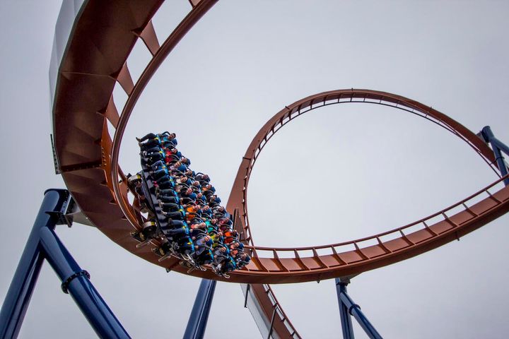 The Valravn, the world's tallest dive roller coaster, is set to open May 7.
