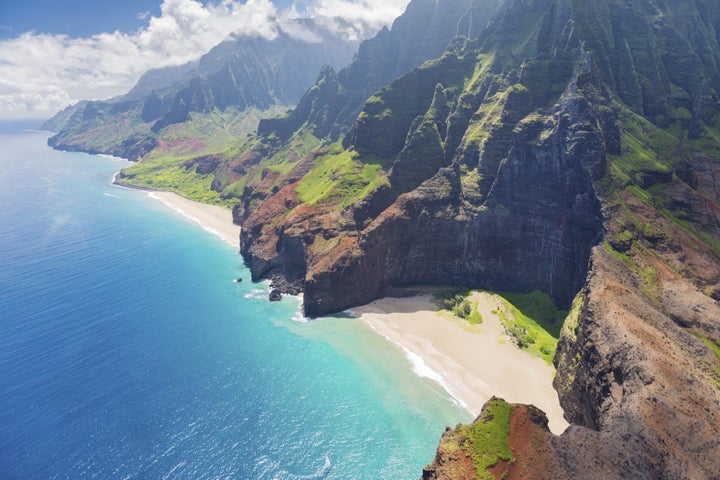 The Na Pali Coast on the island of Kauai is paradise untamed.