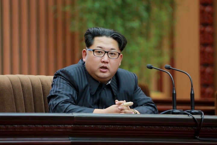 North Korean leader Kim Jong-un speaks during an award ceremony in February. Kim is expected to use the party congress to solidify his power.