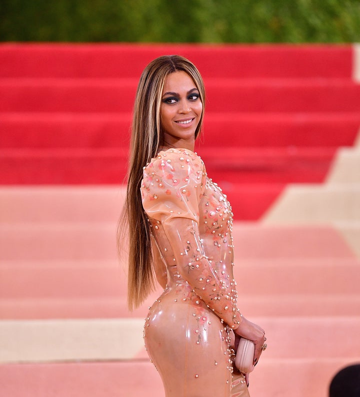 Beyoncé at the Met Gala earlier this week