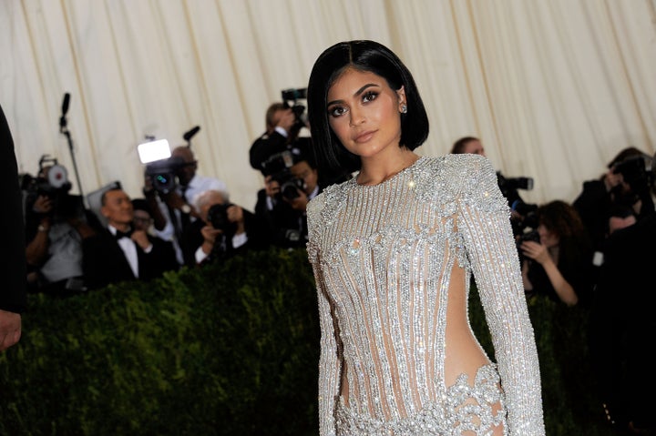 Kylie Jenner makes her debut at the Met Ball. 