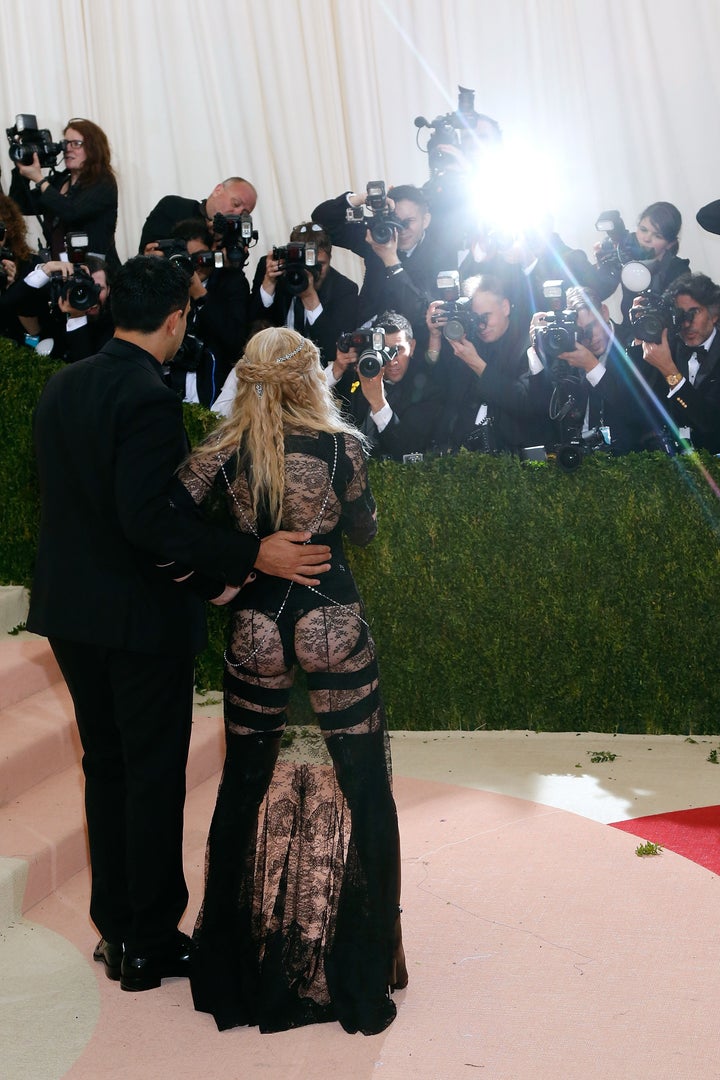 Madonna Defends Revealing Met Ball Outfit - Madonna in Givenchy at Met Gala  2016