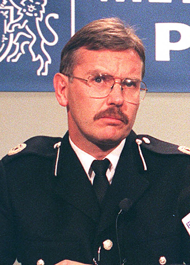 <strong>Mike Craik, pictured in 1997, was allegedly attacked by the husband of the senior officer he had an affair with</strong>