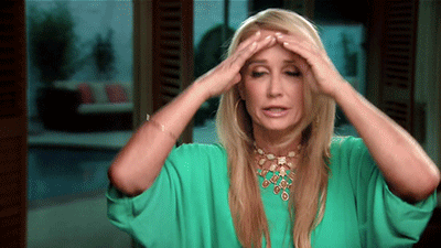 Kim Richards feels our stress.