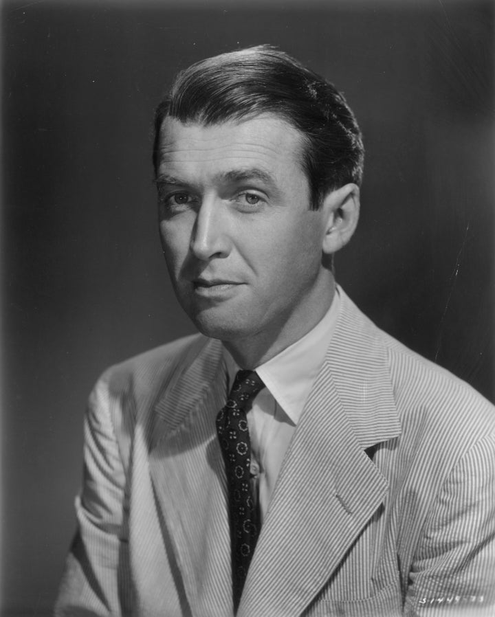 James Stewart wore a seersucker suit in his headshot in 1950.