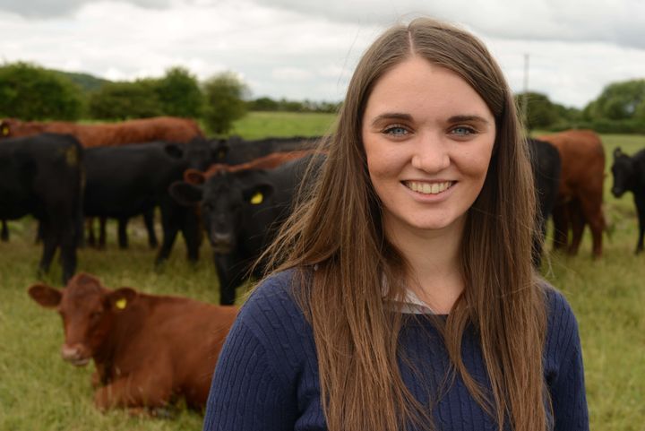 Katie Grantham works in McDonald's beef supply chain during her placement year from Harper Adams University