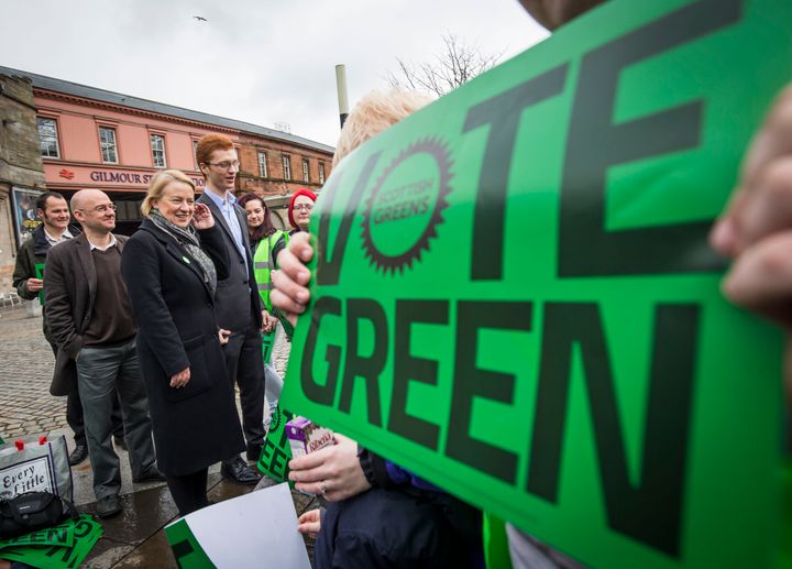 Natalie Bennett, England and Wales Green Party leader, joined Greer to launch his campaign