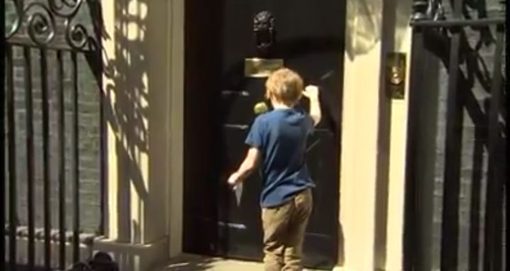 Ben Baddeley arriving at 10 Downing Street on Wednesday 4 May.