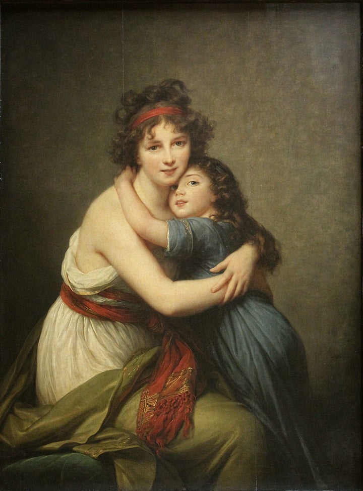 Élisabeth Louise Vigée Le Brun, "Self-portrait with daughter," 1789