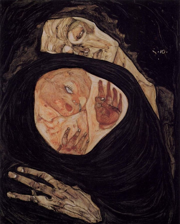 Egon Schiele, "Tote Mutter," 1910