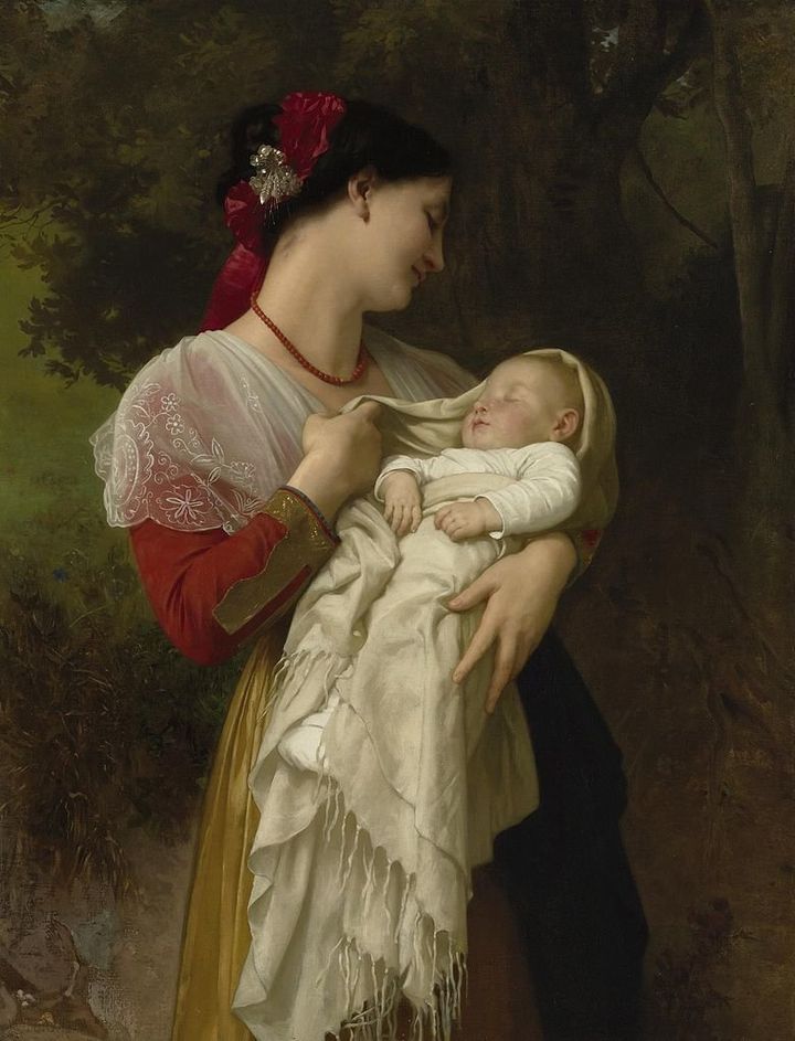 Adolphe Bouguereau, "Maternal Admiration," 1869